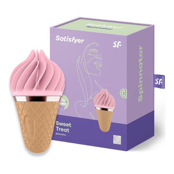 Satisfyer sweet treat spinnator brown &amp; pink