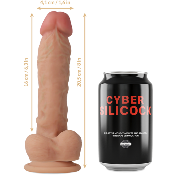 cyberilicock ultra realistic liquid silikone dong 20,5 cm