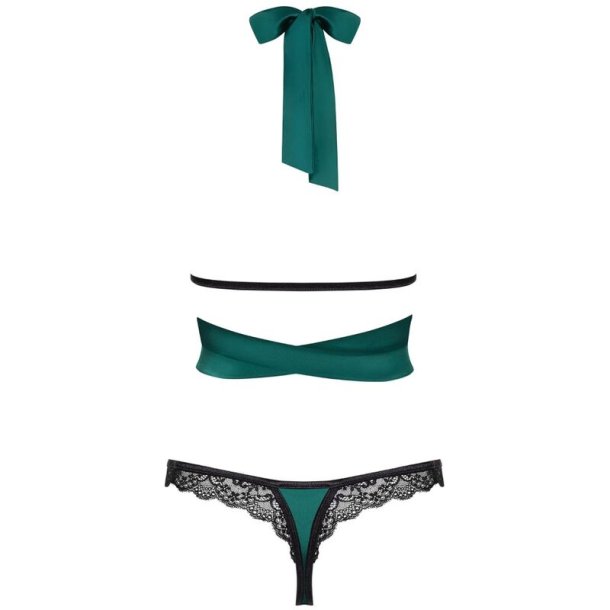 Obsessive sensuelia green 2-pieces underwear S/M