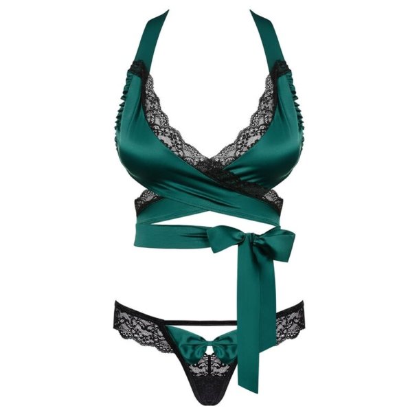 Obsessive sensuelia green 2-pieces underwear S/M