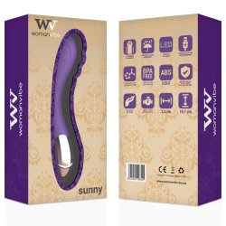 Womanvibe sunny silikone genopladelig vibrator