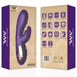 Womanvibe Viora silikone genopladelig vibrator