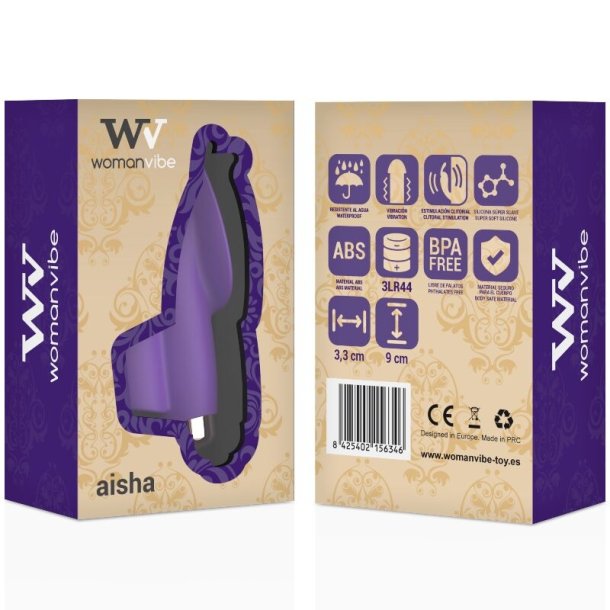 Womanvibe aisha silikone stimulator finger