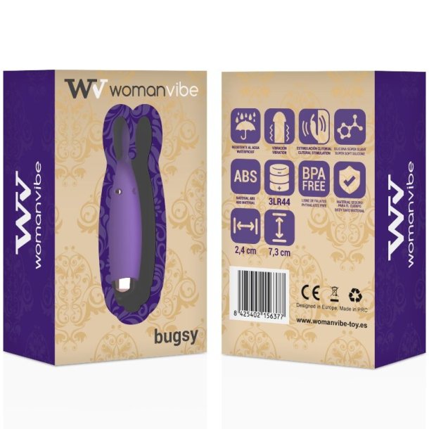 Womanvibe bugsy silikone stimulator