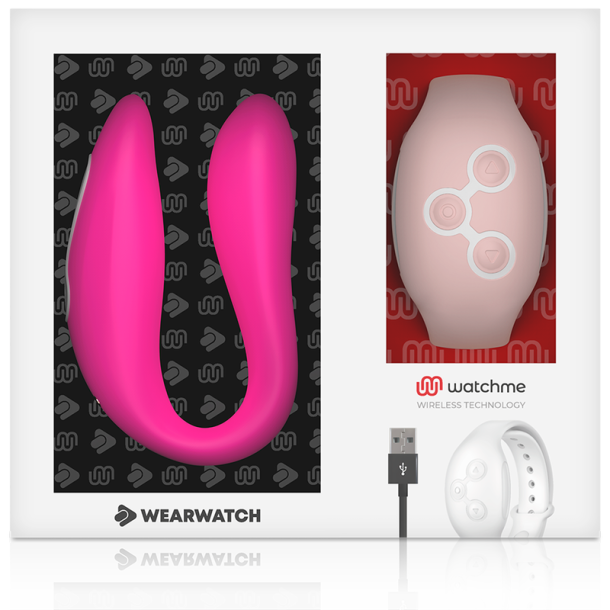Wearwatch dual pleasure wireless watchme fuchsia / coral