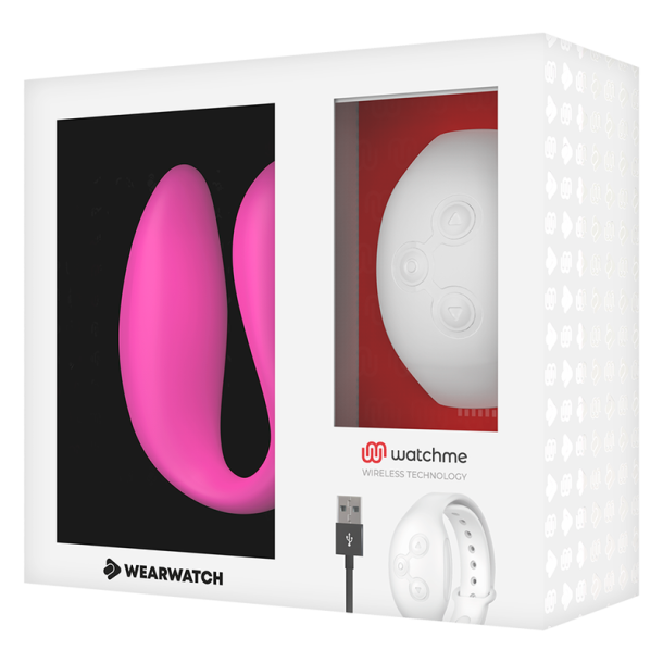 Wearwatch dual pleasure wireless watchme fuchsia / snowy