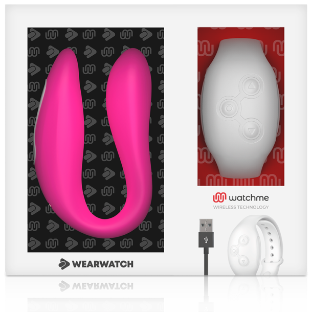 Wearwatch dual pleasure wireless watchme fuchsia / snowy