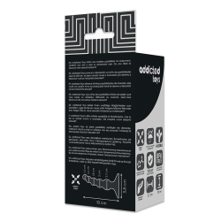 Addicted Toys anal plug 10 cm sort