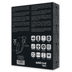 Addicted Toys analplug med vibrationsring