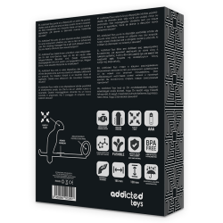 Addicted Toys analplug med sort silikone ring