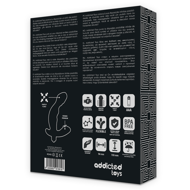 Addicted Toys anal stimulator prostata silikone p-spot vibes