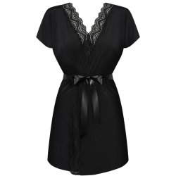 Obsessive diyosa peinoir robe with bow XXL