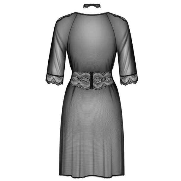 Obsessive lucita peignoir robe with choker L/XL