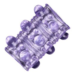 Penis sleeve flexi knoppet, lilla