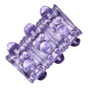 Penis sleeve flexi knoppet, lilla