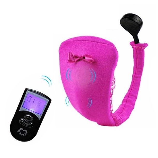 Vibrerende C-streng m. fjernbetjening