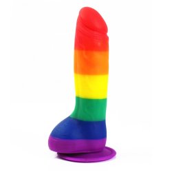 Pride dildo 19cm silikone lux