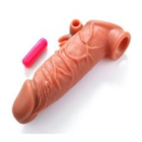 Realistisk vibrerende penis sleeve