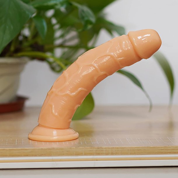 Lys sugekop dildo 18cm