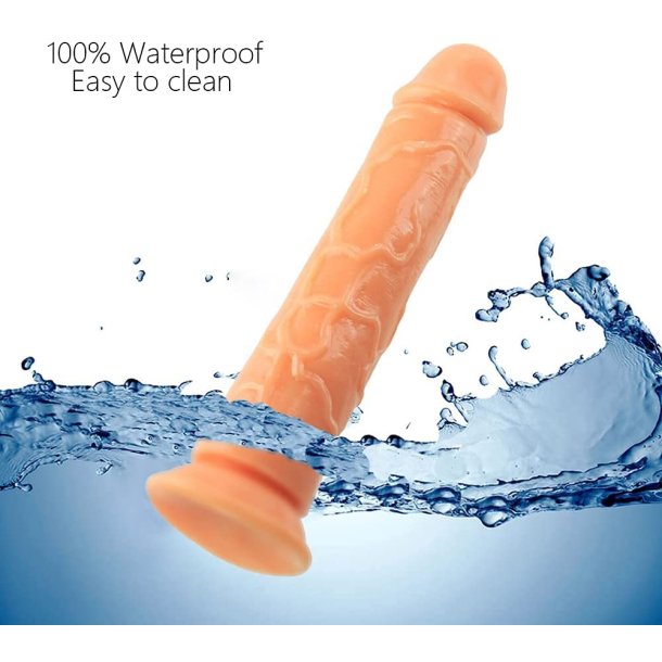 Jelly dildo med sugekop 22cm
