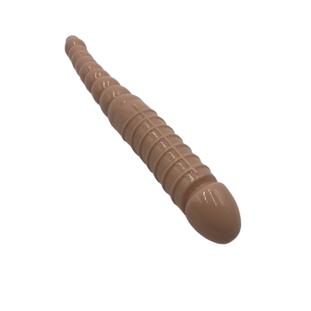 Ribbet strong double penis 39cm, flesh 
