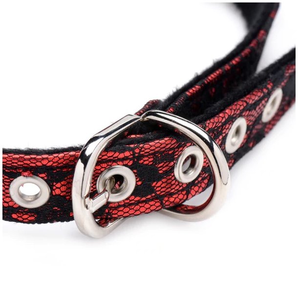 Mouth gag med elegant rosedesign 