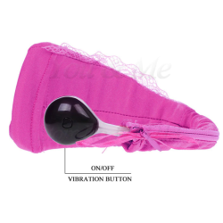 Vibrerende C-streng m. fjernbetjening