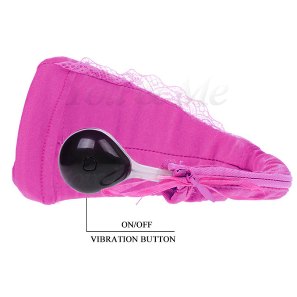 Vibrerende C-streng m. fjernbetjening