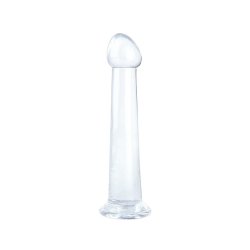 Dildo SMOOTH-GLIDE 18cm transparent