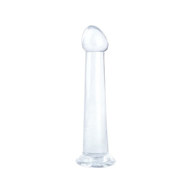 Dildo SMOOTH-GLIDE 18cm transparent
