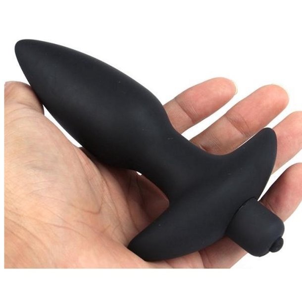 2-i-1 silikone vibrator sort  