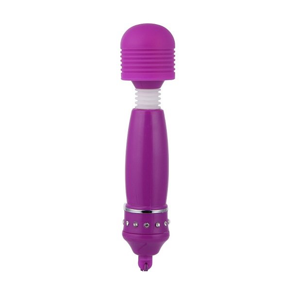 Wand vibrator diamond grip - lilla